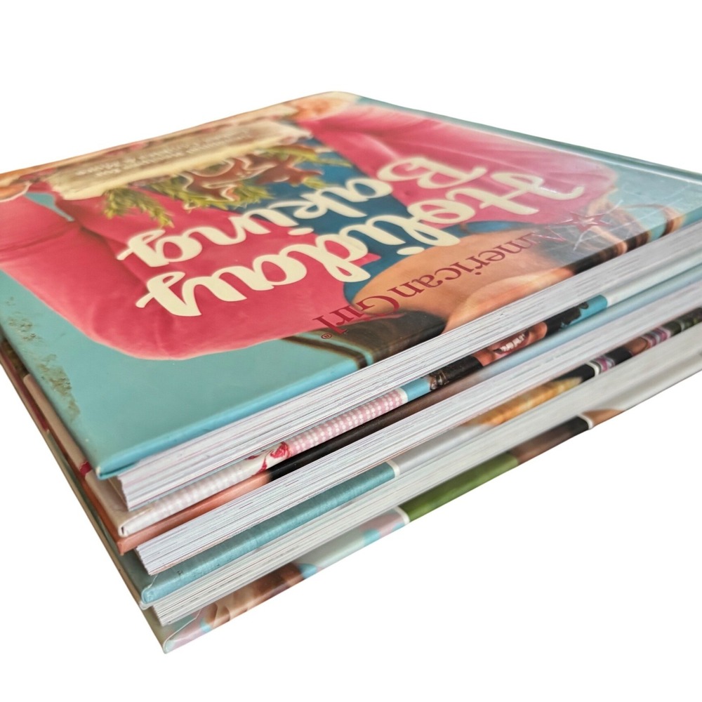 American Girl Williams Sonoma Cookbook Set Holiday Baking Breakfast Garden Table